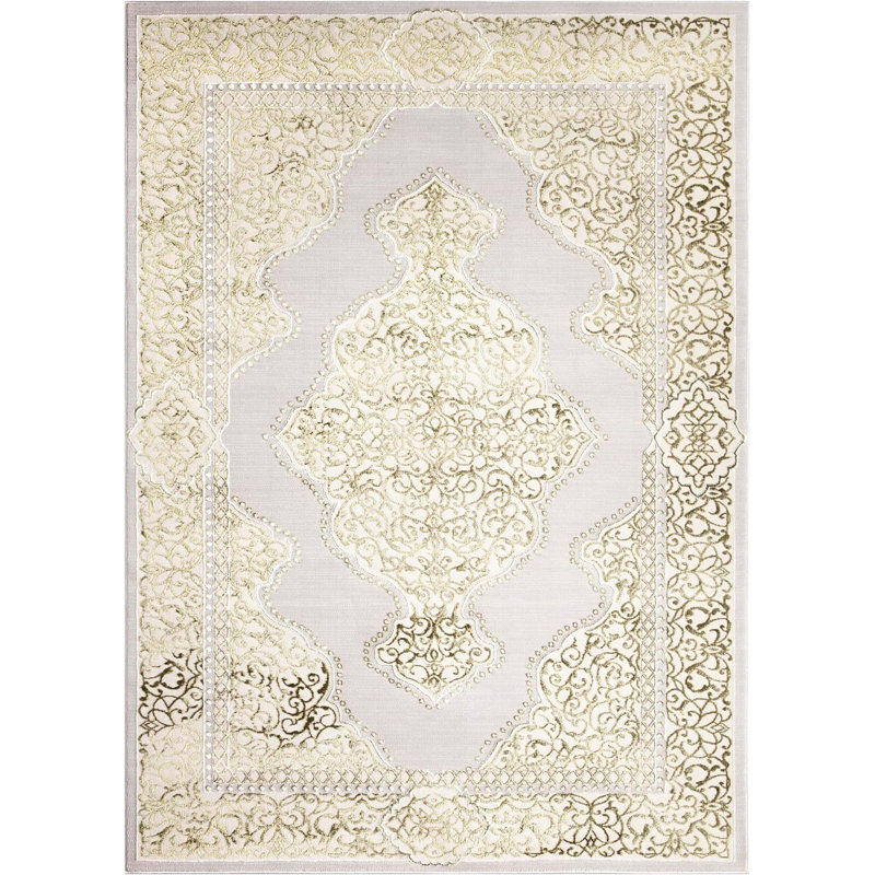 Carenda Floral Area Rug, Rectangle 80 x 150cm