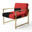 Fauteuil d'appoint rembourré Walt Crossing Paths II-1379795558