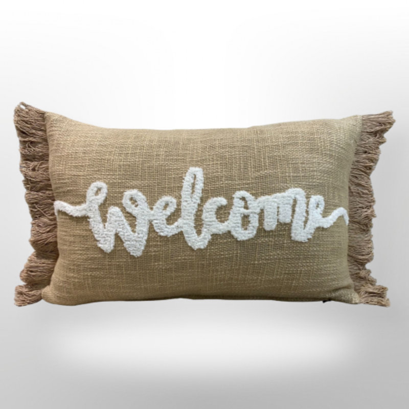 Coussin en coton Ls Walden, Brun