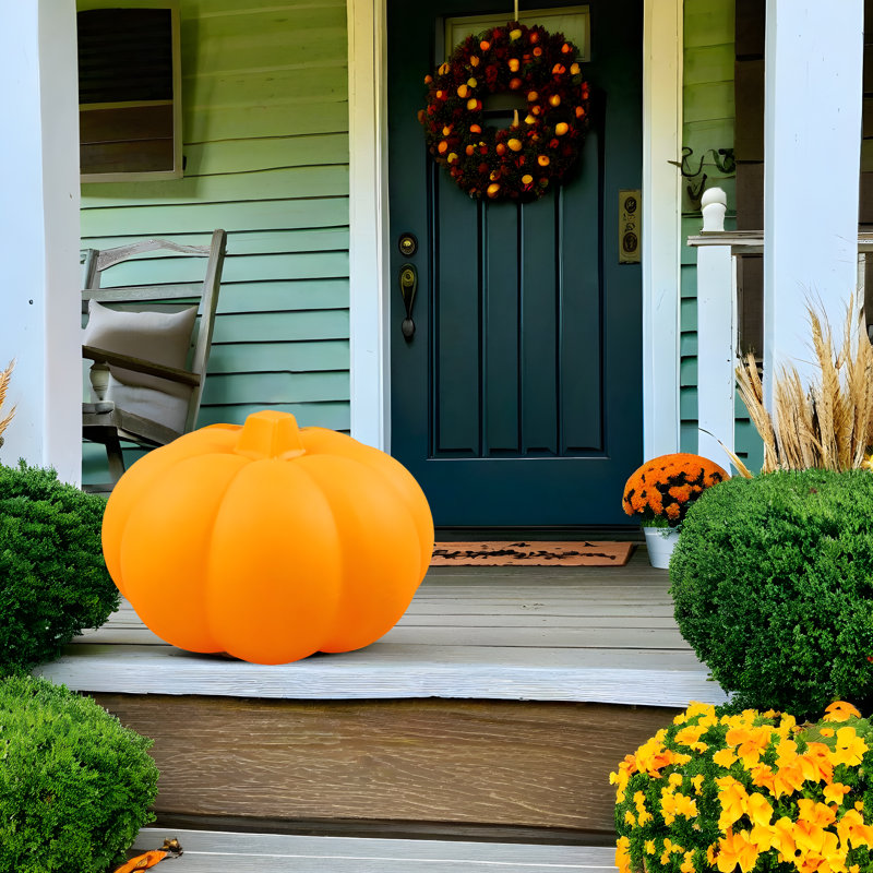 23-inch Solar Pumpkin Lantern