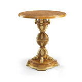 New Empire Round Solid Wood Dining Table