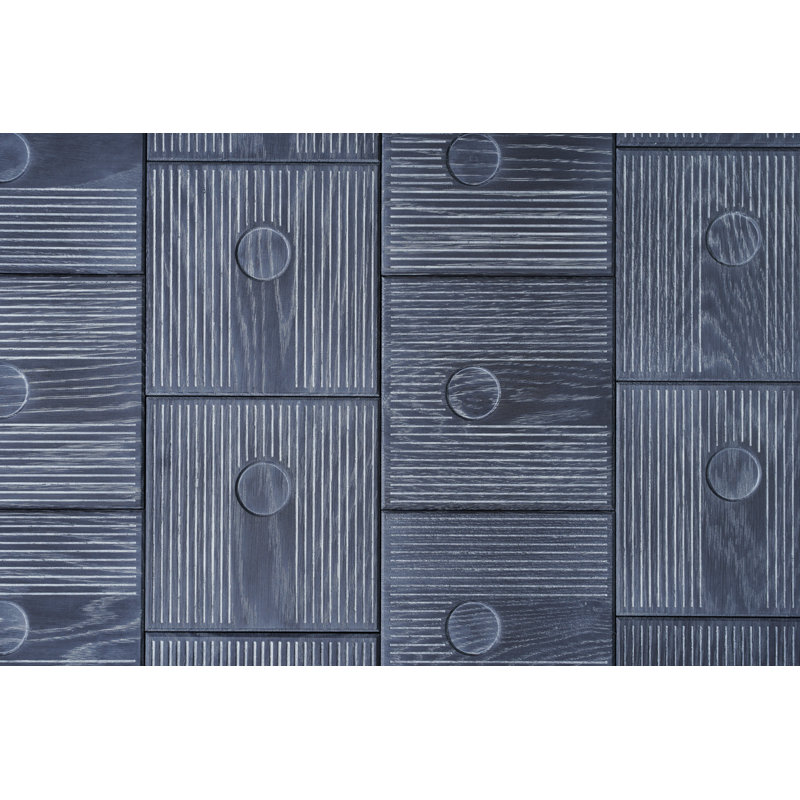 Cerchio Singular Tile, Black Onyx