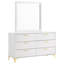 Commode 6 tiroirs avec miroir James White