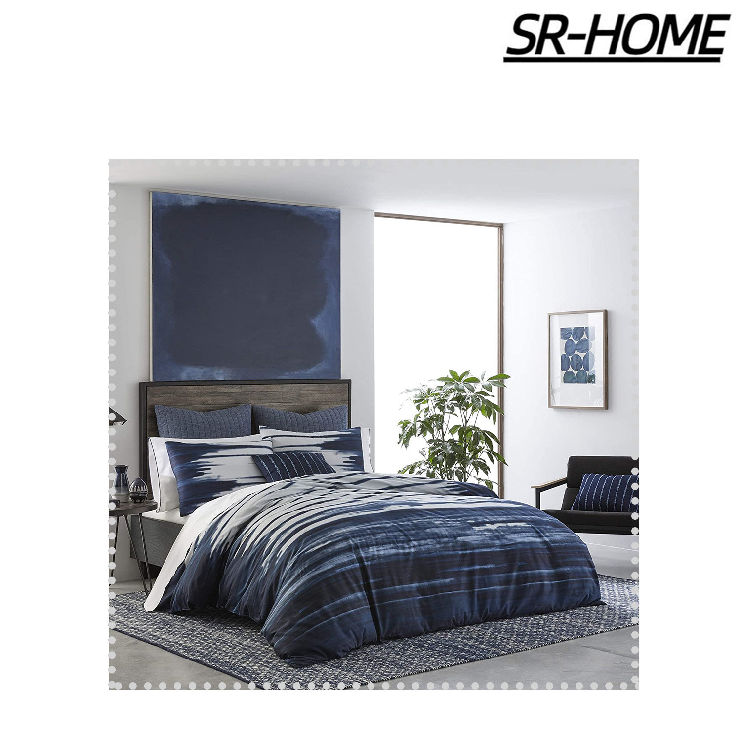 SR-HOME 100% Cotton Duvet Cover Set