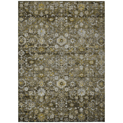 Tapis oriental lavable intérieur beige 8 pi x 10 pi