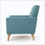 Fauteuil club en tissu Mid Stitch-981955885