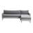 Elle Decor Tropez Outdoor Sectional Sofa, Grey