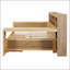 Full Size Daybed with Storage Shelves, Storage Drawers and Study Desk-118457630