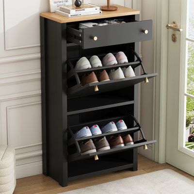 8 Pair Shoe Storage Cabinet
