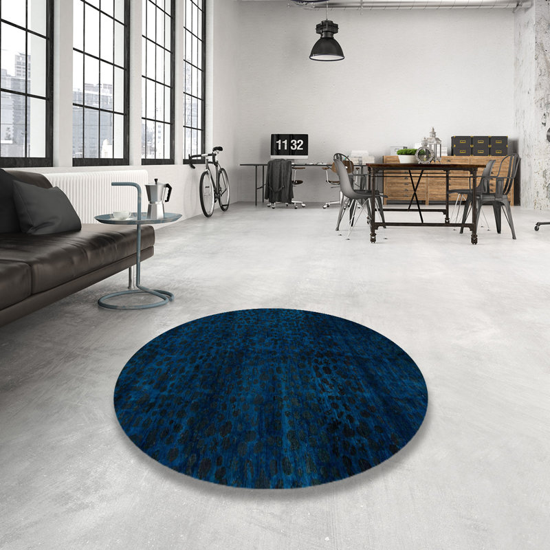 Tapis abstrait et abstrait 5155, Rond 5 pi