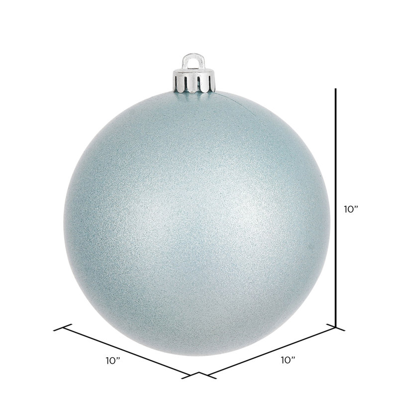 Décoration de boule décorative des Fêtes, 8", Bleu pastel