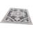 Washable Vintage Hallway Runner, Non-Slip Rubber Backing, Floral Medallion Design for Kitchen, Entryway, Laundry (Grey)-1906431995