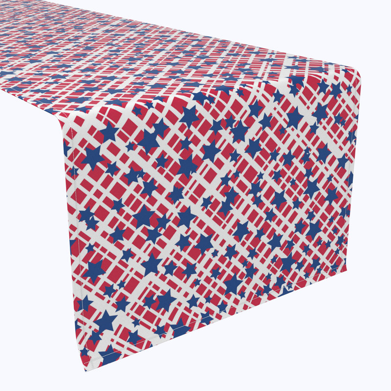 Pace Plaid Independence Day Table Runner, 108" x 14"