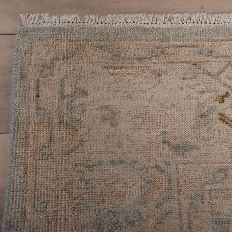 Tapis 100% laine noué à la main, Rectangulaire 8 pi x 10 pi