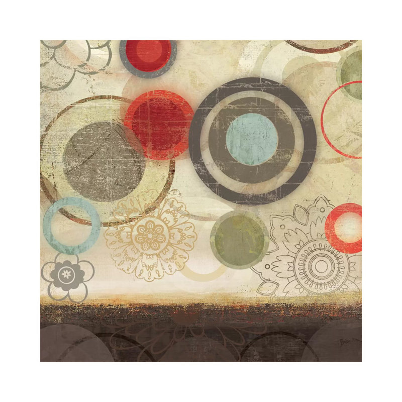 Colourful Elements I by Allison Pearce - Wrapped Canvas Painting, 45.72 cm H x 45.72 cm W x 3.175 cm D