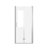 35-34 "X 72" Bifold Shower Door, 1/4"(6Mm) Tempered Glass, Chrome Aluminum Frame, Explosion Proof Film-119866313