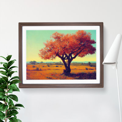 XH1022-6328X Mysterious Apple Tree 1 Piece Single Picture Frame Wall Art