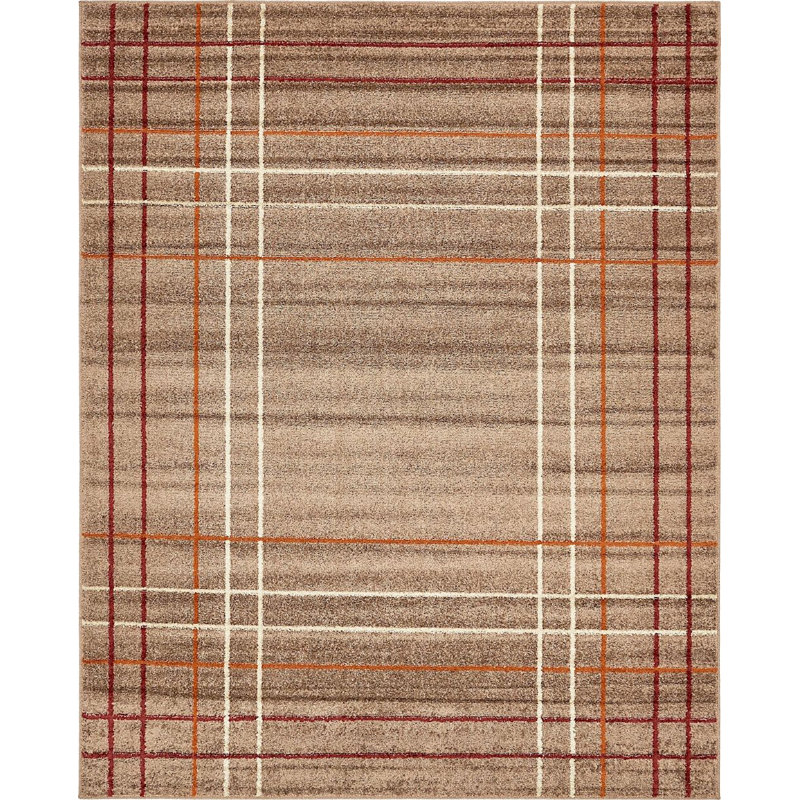 Wiliams Abstract Indoor Rug, Rectangle 8' x 10'