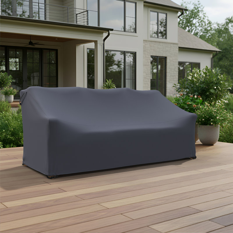 Brunswick 75.5'' Wide Teak Patio Sofa Cover