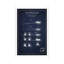 Toothbrush Navy Blue Patent Blueprint by Aged Pixel - Floater Frame Print on Canvas-758087182-758087183