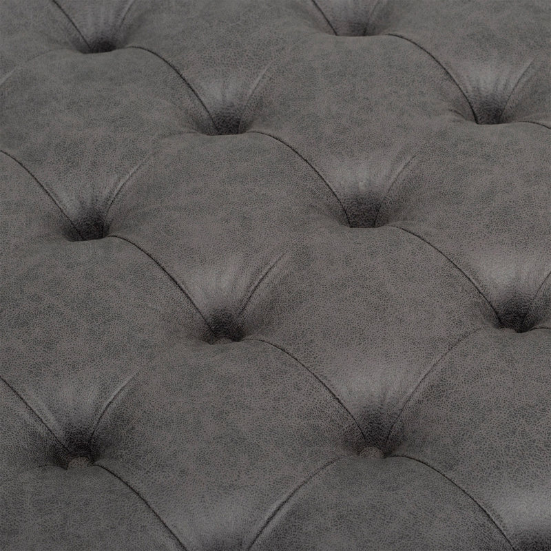Table basse avec rangement Eureeka, Gris clair