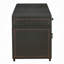 Bureau Emily avec roue, gris sable