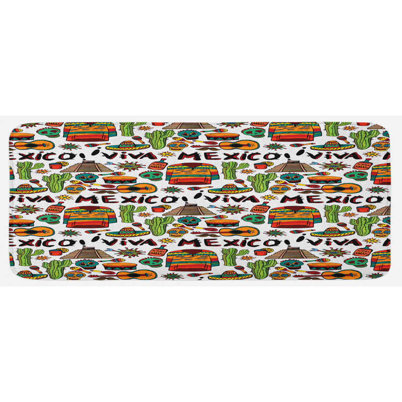 Tapis de cuisine mexicain