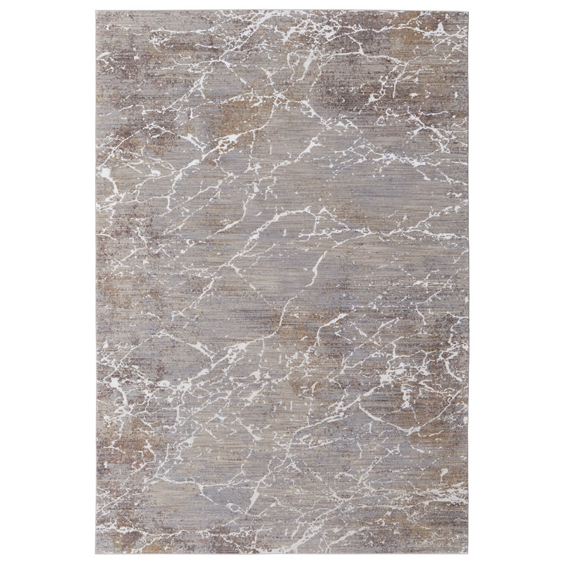 Rhun Abstract Indoor Rug, Rectangle 6'7" x 9'6"