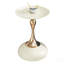 Petite table d'appoint ronde pour petits espaces, table basse, petite table de salon, table de bout blanche, table basse