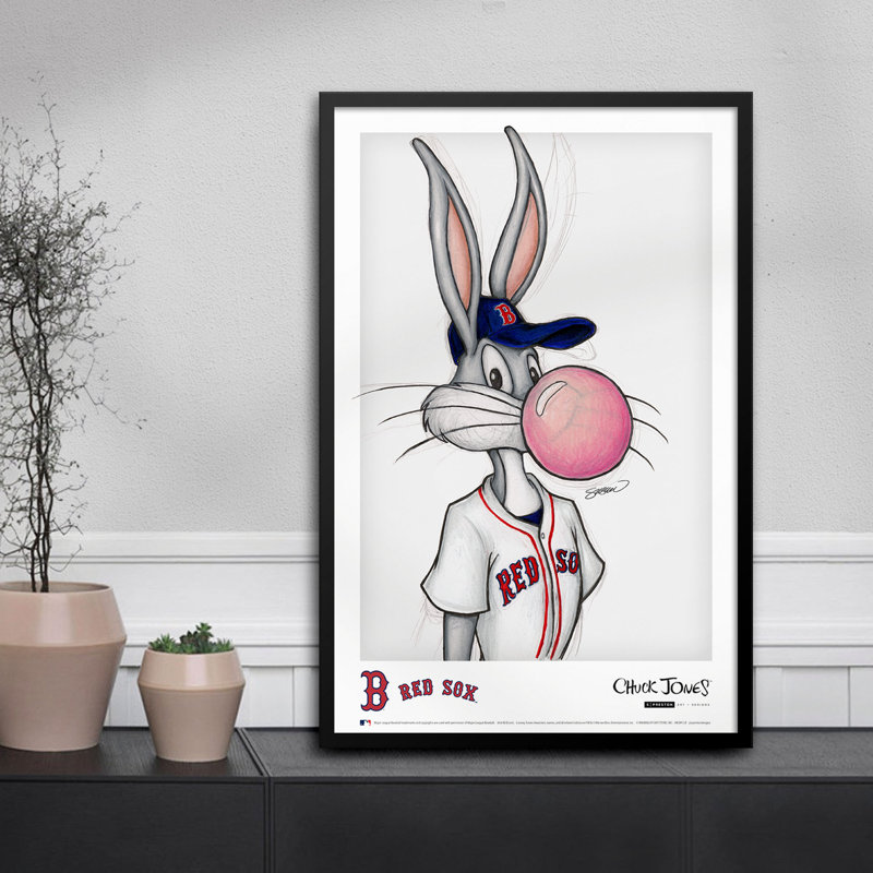 Affiche Bubblegum Bugs Bunny Colorado Rockies par S. Preston, Boston Red Sox