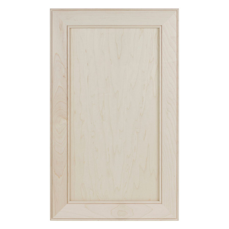 14" W x 30" H x 3.5" D Solid Wood Recessed Bathroom Cabinet, Unfinished Wood