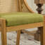 Chaise de salle à manger rustique en bois d'hévéa de style américain avec siège rembourré en lin et pour différents espaces décoratifs, de haute qualité-1077370333