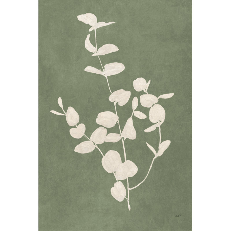 " Botanical Study II Forest Green " by Julia Purinton, 30" H x 20" W, Yes, White Single Picture Framed
