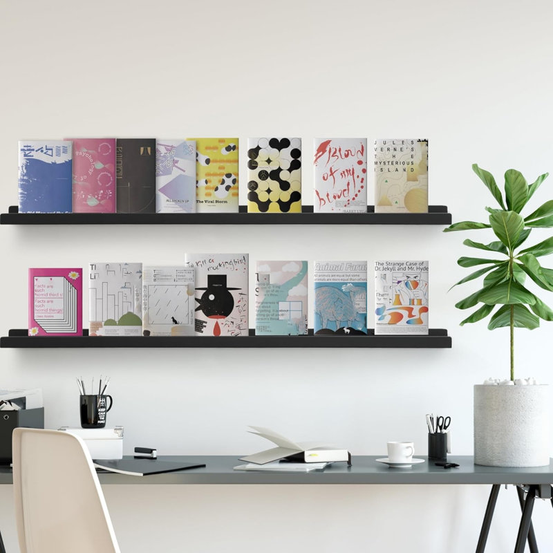 4.5cm H x 91.5cm W Bookcase