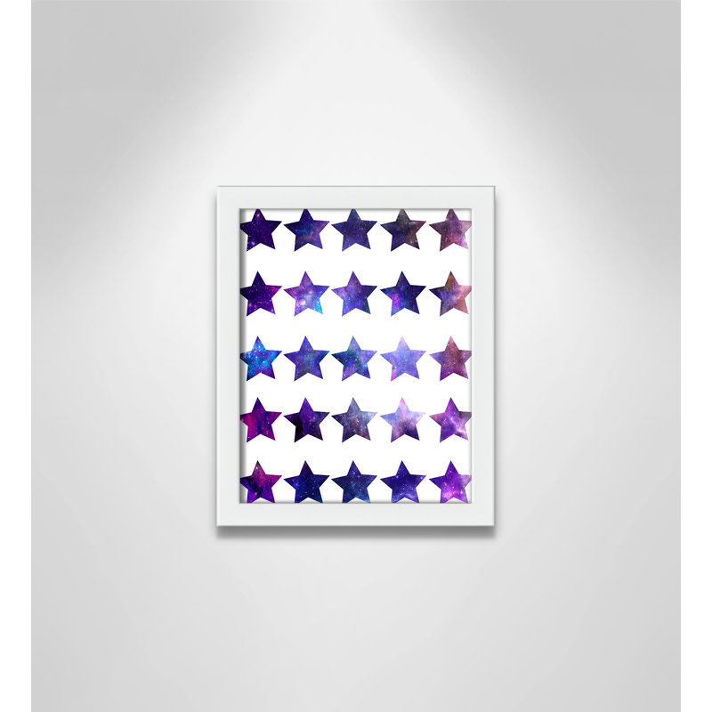 Décoration murale pour enfants rockin, H 11 po x l 9 po x P 1,19 po, Encadré de boîte blanc