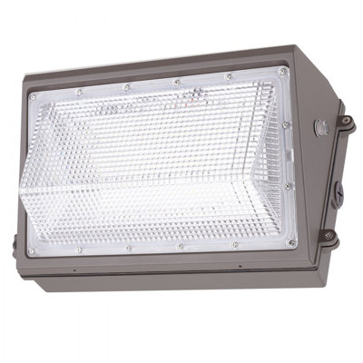 4PCs LED Wall Pack Lights, 100W 10800LM, 5000K Commercial Outdoor Lights Security Lighting Fixture, with Intelligent Light Sensing 180 LED beads Energy Saving for Garages Yards, IP65 Waterproof
