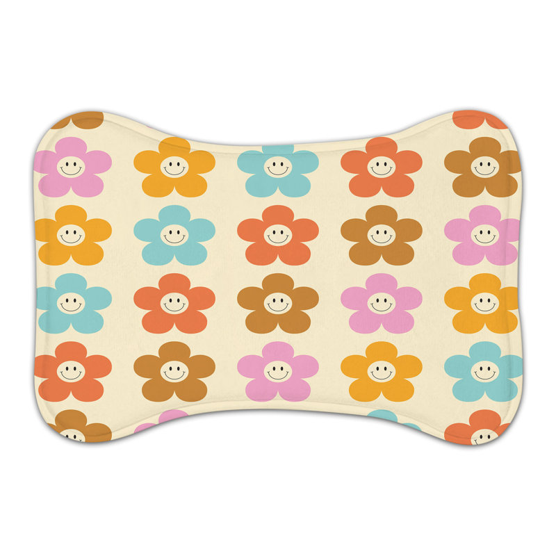 Groovy Joy - 1 Piece Bone Shape Feeding Mat, XL (18")