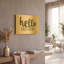 «Hello Sweet Cheek's Sign» par Marla Rae, art mural en métal doré, 16 po x 12 po-1349598476