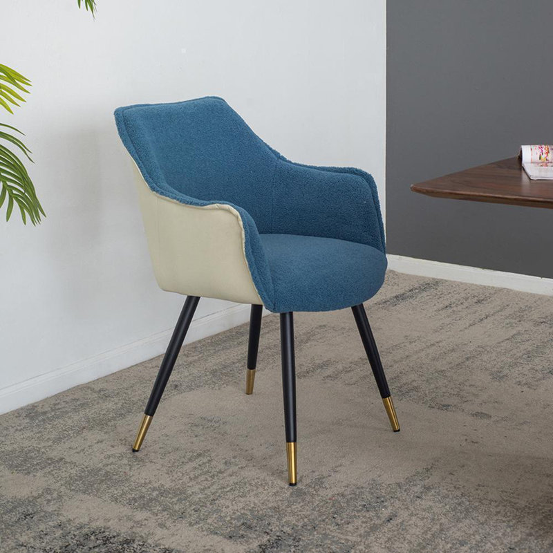 Ensemble de 2 chaises de salle à manger de style Mid-Century moderne