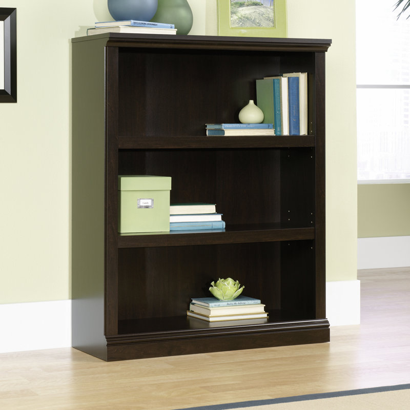 Hartman Bookcase, Jamocha Wood, (3 Shelves) 43.78" H x 35.28" W x 13.23" D