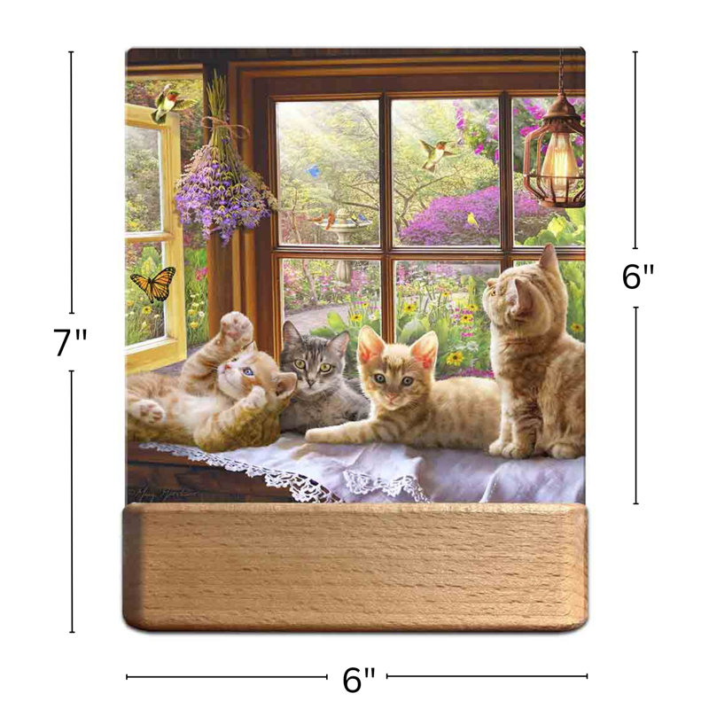 Playful Kittens LED Nightlight