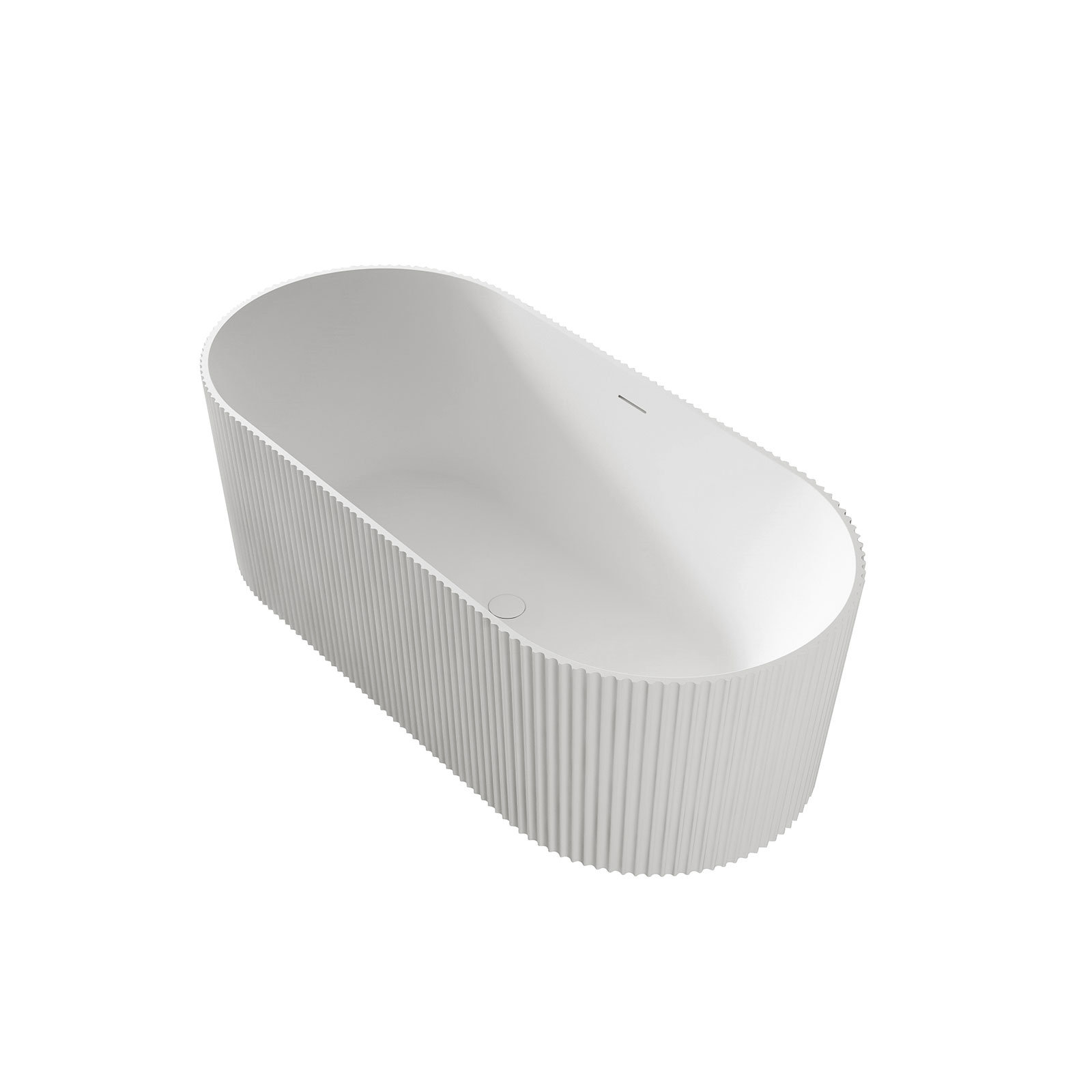 60" x 30" Freestanding Soaking Acrylic Bathtub