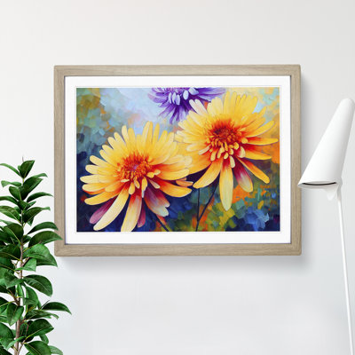 Chrysanthemum Flowers Vol.1 - Framed Print