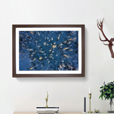 Snow Covered Forest - Picture Frame Painting Print