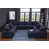 Chenille bleu foncé