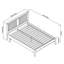 Raffin Solid Wood Bed-29135677-29135674