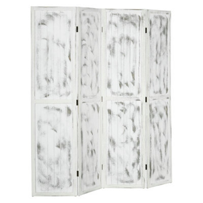 Iljaz 63.25" W x 67" H 4 - Panel Folding Room Divider by Winston Porter