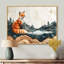 Paysage de renard silencieux au bord du lac II - Renard-1807972801-1701121571-1807972800