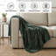 Jeté Americanflat - Molleton imprimé 50 po x 60 po - Motif floral - Chaleur légère - Vert-125475187