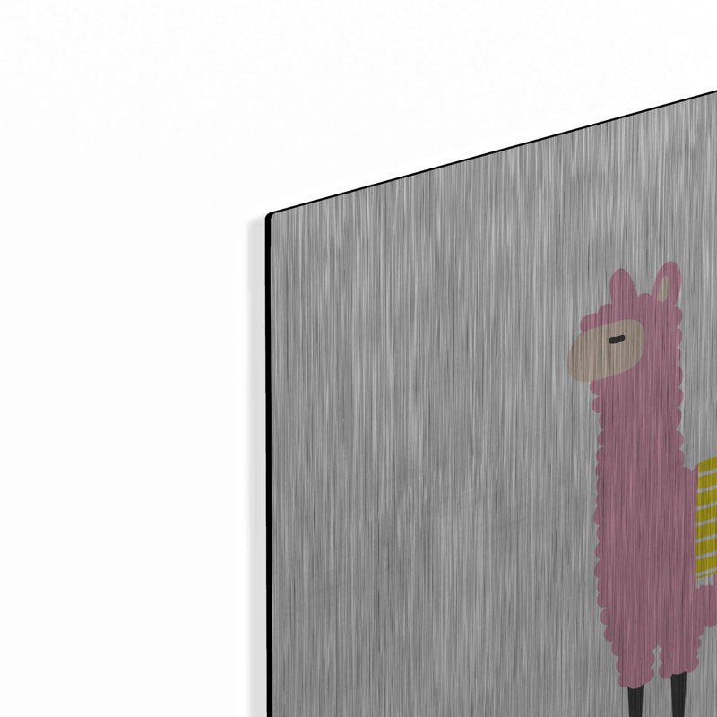 «The Llamas» par Ann Kelle, H 36 po x l 36 po